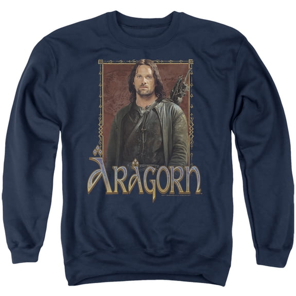 Lord of the Rings Aragorn Unisex Adult Crewneck Sweatshirt,Aragorn, Large