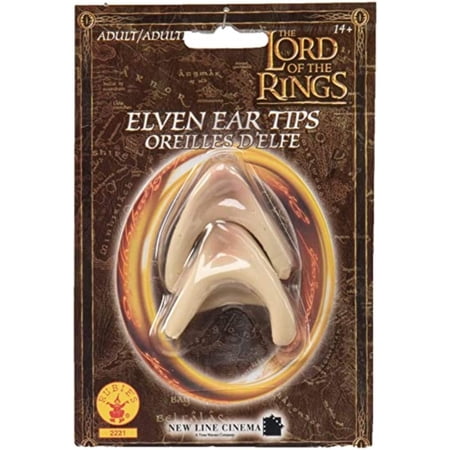 Lord Of The Rings Elf Ears Lotr One Size Unisex Adult Beige Fancy Dress Party Book Week Halloween