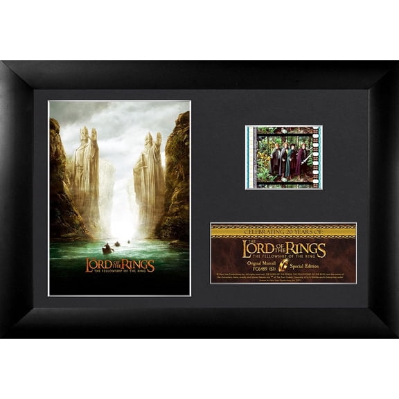 Lord of the Rings Fellowship of the Ring (20th Anniversary) Minicell FilmCells Framed Desktop Presentation USFC6489