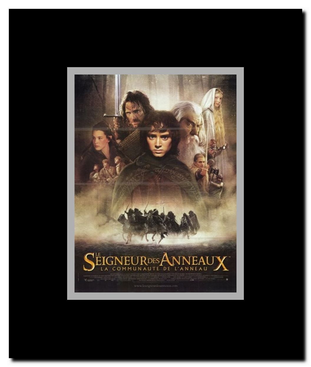 Lord of the Rings: Fellowship of the Ring Framed Movie Poster