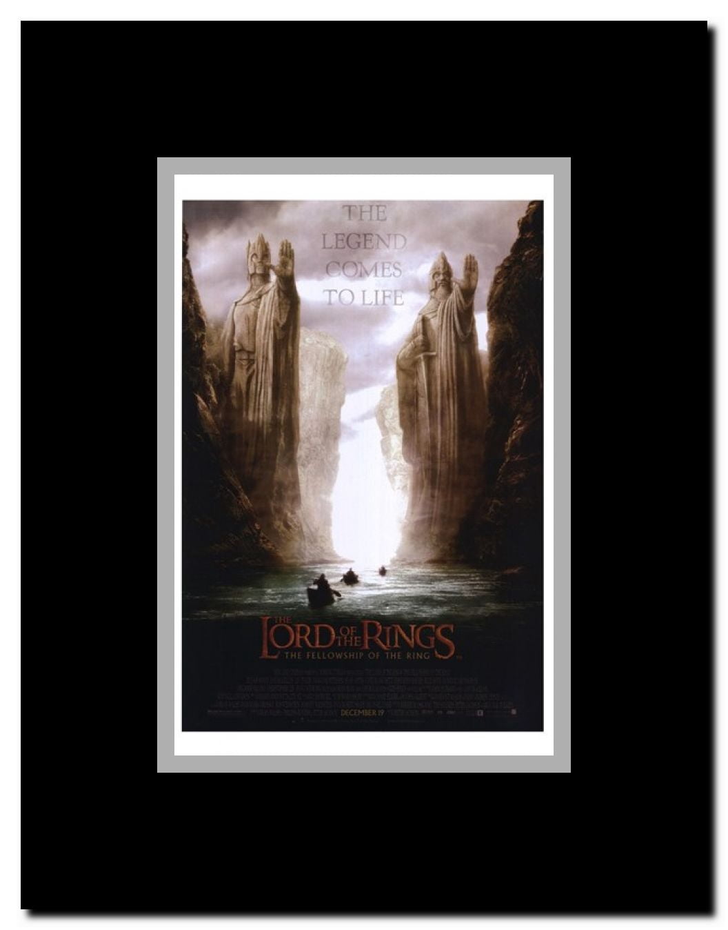 Lord of the Rings: Fellowship of the Ring Framed Movie Poster