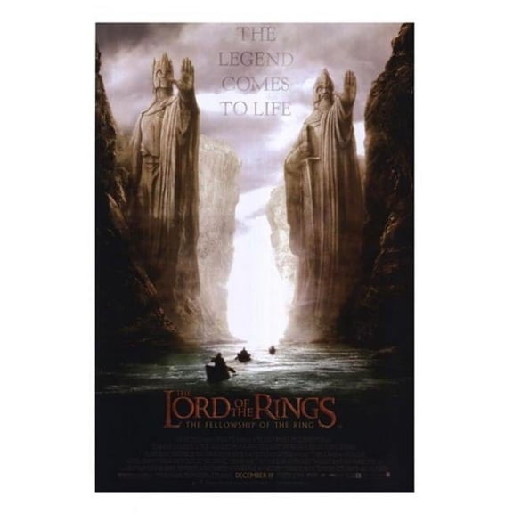 Lord of the Rings Fellowship of the Ring Movie Poster, 11 x 17