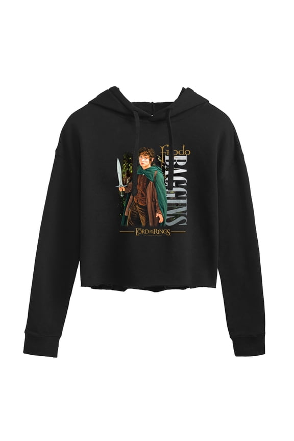 Lord of the Rings - Frodo Baggins - Womens - Cropped Hoodie