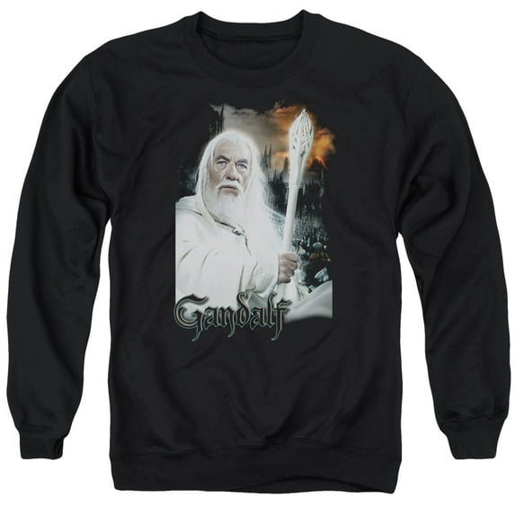 Lord of the Rings Gandalf Adult Crewneck Sweatshirt Black