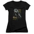 thumbnail image 1 of Lord of the Rings Gimli Junior Women's T-Shirt V-Neck Black, 1 of 1