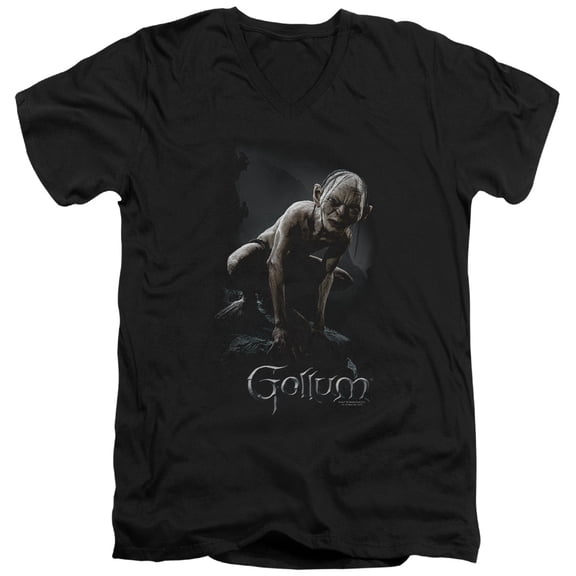 Lord of the Rings Gollum S/S Adult V-Neck Black