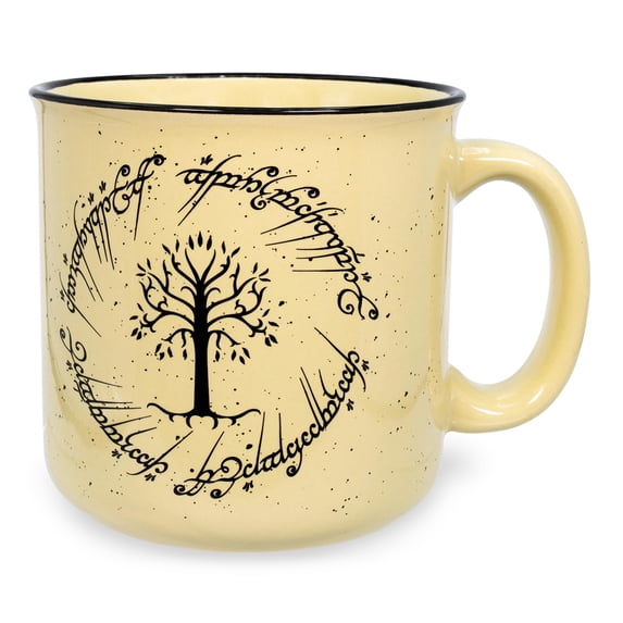 The Lord of the Rings Gondor Elven Script Ceramic Camper Mug