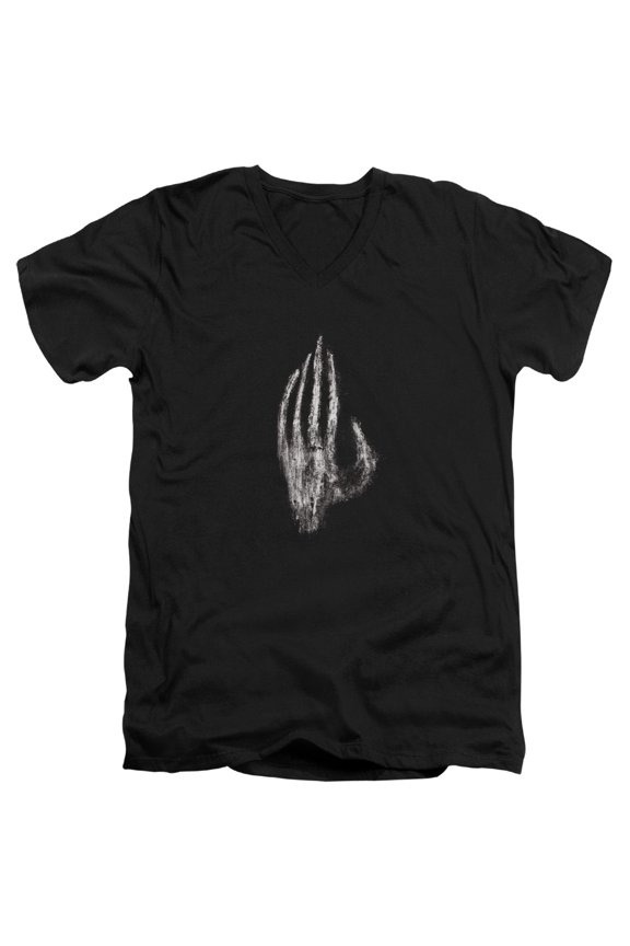 Lord of the Rings Hand Of Saruman S/S Adult V-Neck Black