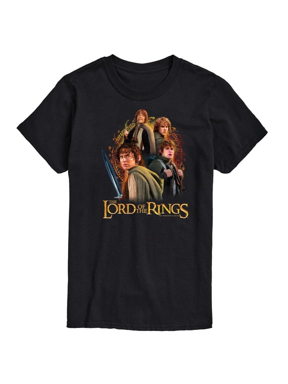 - Frodo Sam Pippin Merry Hobbits Men's Short Sleeve Graphic T-Shirt