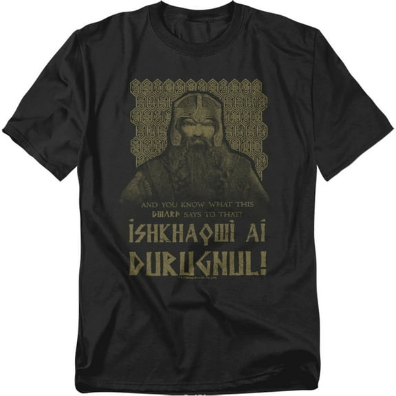 Lord of The Rings T-Shirt Ishkhaqwi Durugnul Unisex Graphic Tee For Men & Women
