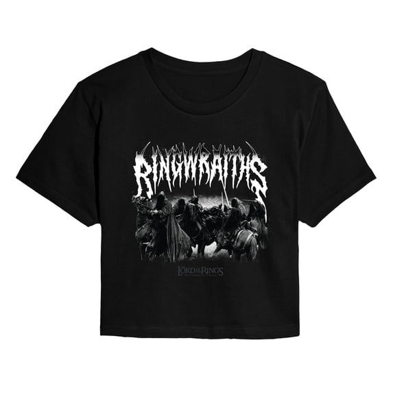 Lord of the Rings - Metal Ringwraiths Riders - Juniors Cropped Graphic T-Shirt