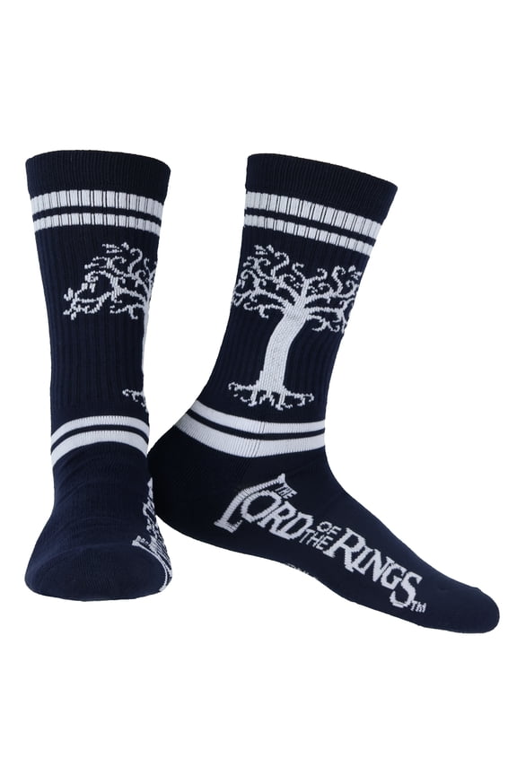 Lord of the Rings Nimloth Tree Design Mid-Calf Adult Crew Socks