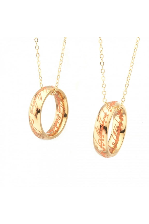 Glow-In-the-Dark One Ring Necklace Set Replica