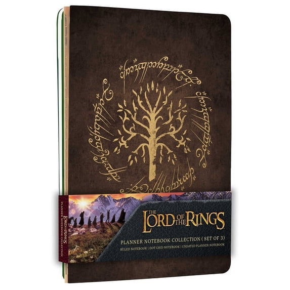 Lotr Notebook Lord of the Rings Planner Notebook Collection (Set of 3), (Paperback ...