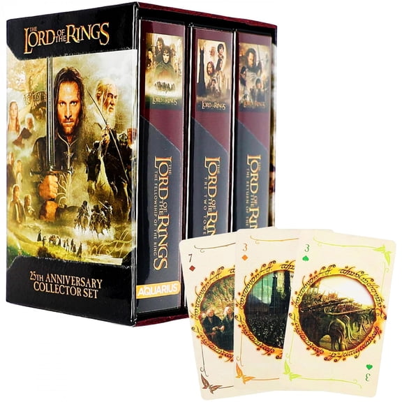 Lord of the Rings Premium Playing Cards Limited Edition 25th Anniversary Collector Set