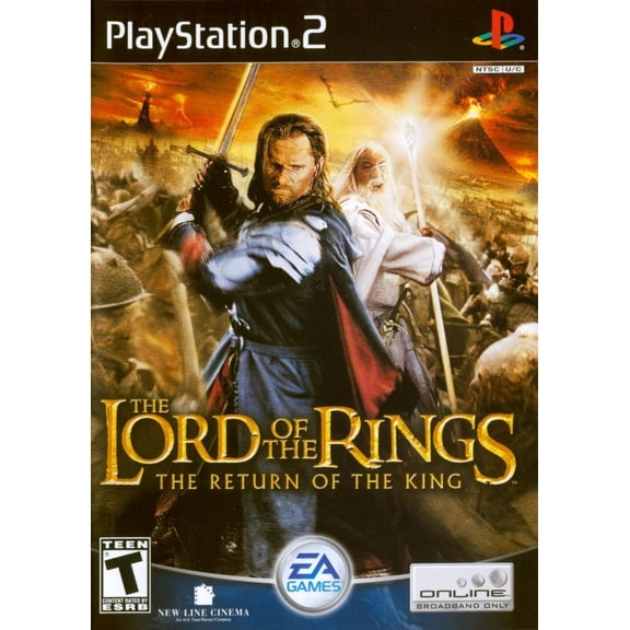 Restored Lord of the Rings Return of the King PlayStation 2 Video Game