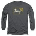 thumbnail image 1 of Lord of the Rings Rohan Banner  Long Sleeve Adult 18/1 T-Shirt Charcoal, 1 of 1