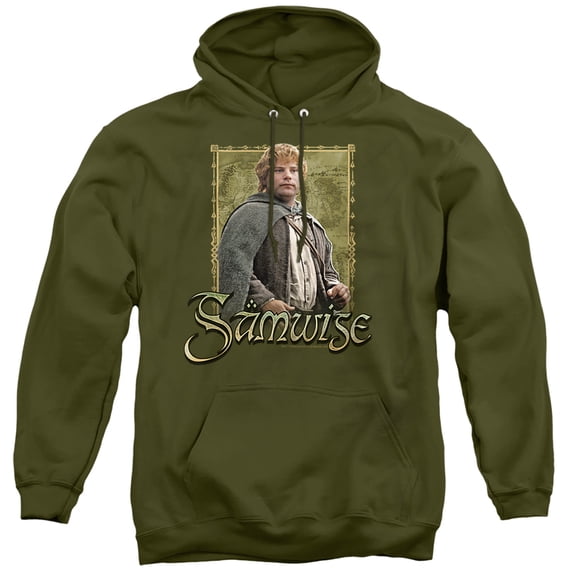 Lord of the Rings Samwise Unisex Adult Pull-Over Hoodie,Samwise, X-Large