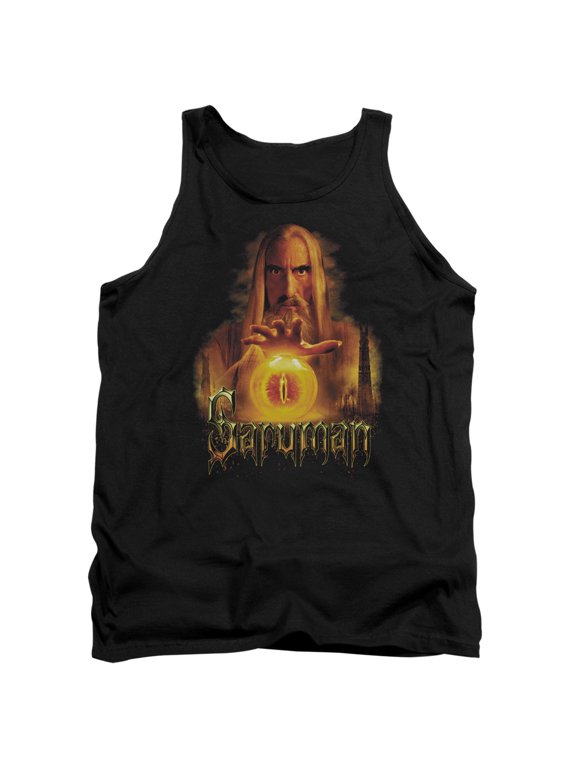 Lord of the Rings Saruman Adult Tank Top Black