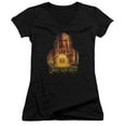thumbnail image 1 of Lord of the Rings Saruman Junior Women's T-Shirt V-Neck Black, 1 of 1