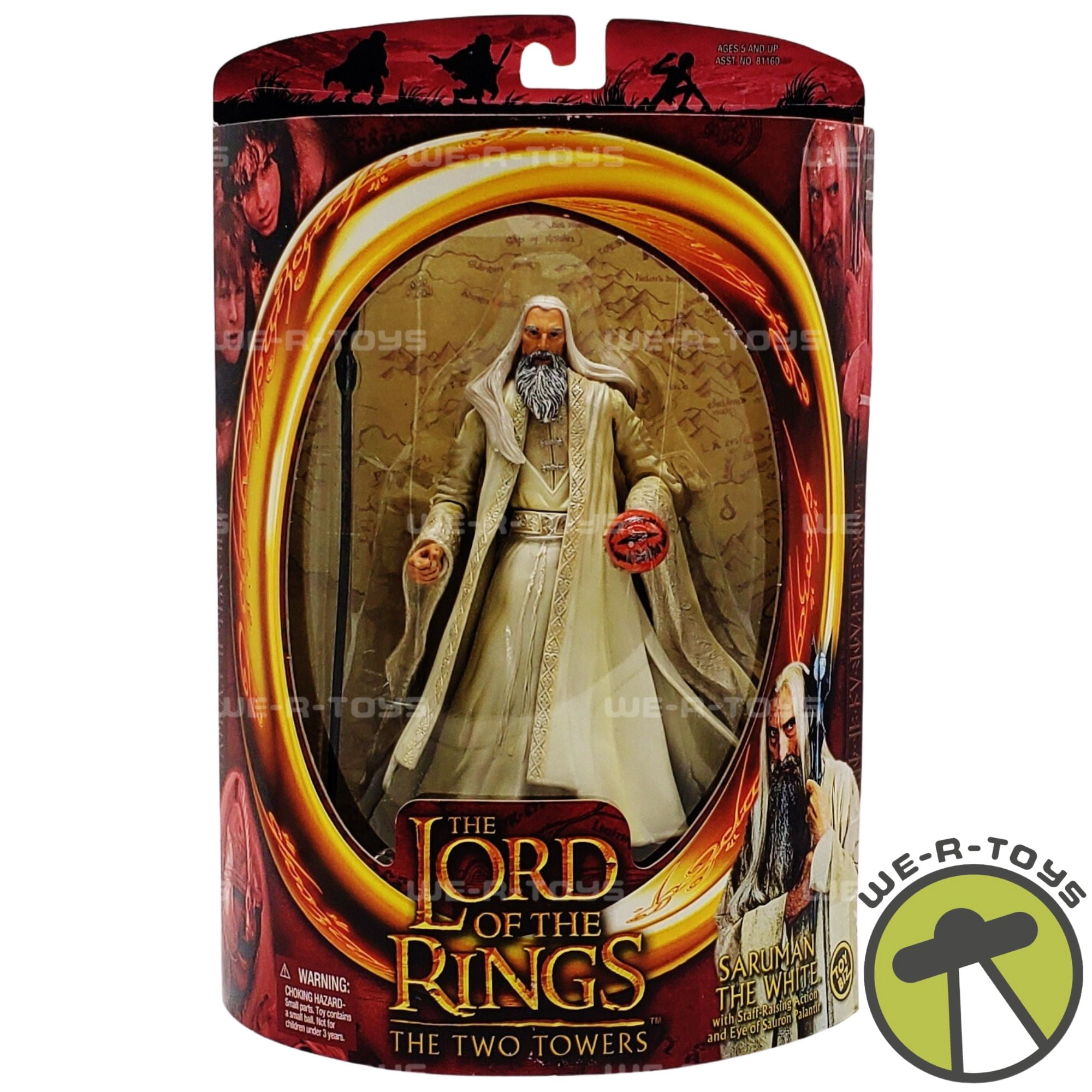 Lord of the Rings Saruman The White Action Figure 2002 Toy