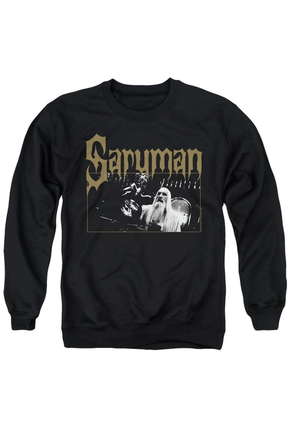 Lord of the Rings Saruman Unisex Adult Crewneck Sweatshirt,Saruman, Small