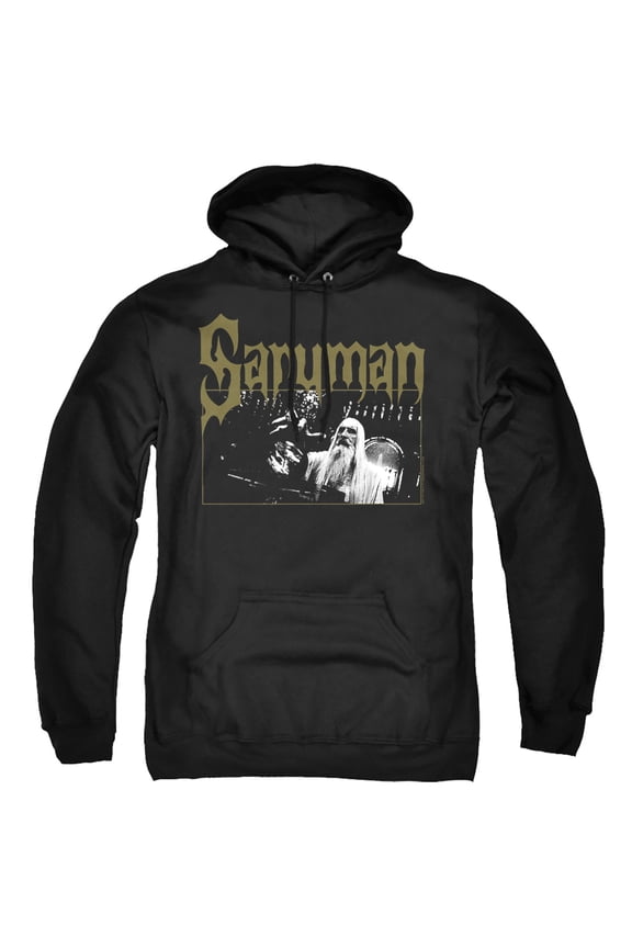 Lord of the Rings Saruman Unisex Adult Pull-Over Hoodie,Saruman, Medium