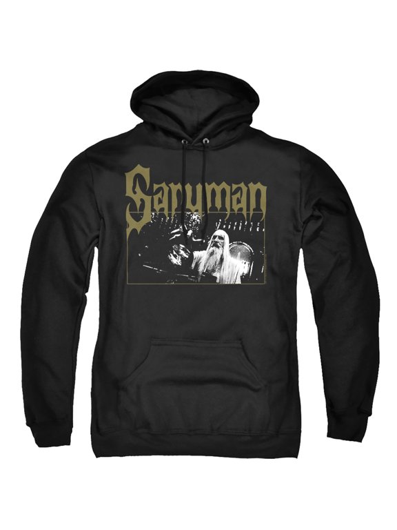 Lord of the Rings Saruman Unisex Adult Pull-Over Hoodie,Saruman, X-Large