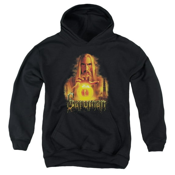Lord of the Rings Saruman Youth Pullover Hoodie Sweatshirt Black
