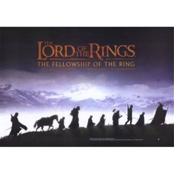 Lord of the Rings The Fellowship of the Ring - style I Movie Poster (17 x 11)