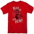 thumbnail image 1 of Lord of the Rings The Hobbit Kili The Dwarf is my Hero Men's Red T-Shirt (Medium), 1 of 4