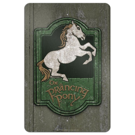 Lord of the Rings The Prancing Pony Home Business Office Sign