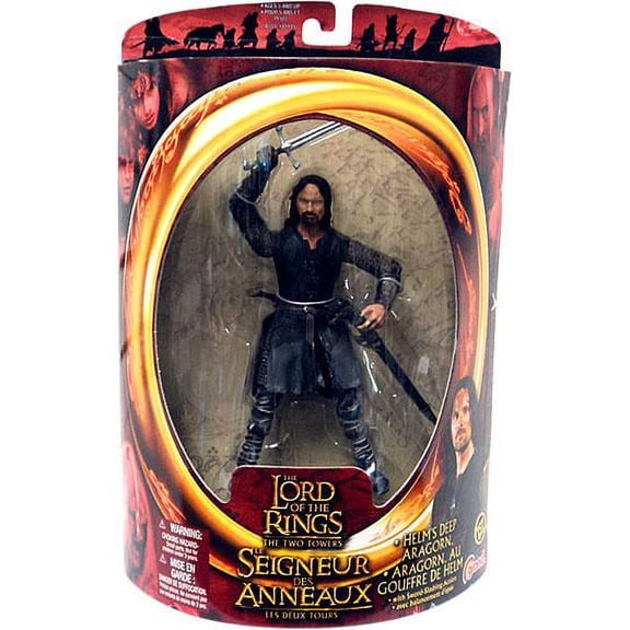 The Lord of the Rings The Two Towers Aragorn Action Figure [Helm's Deep]