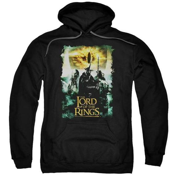 Lord of the Rings Villain Group Adult Pullover Hoodie Sweatshirt Black