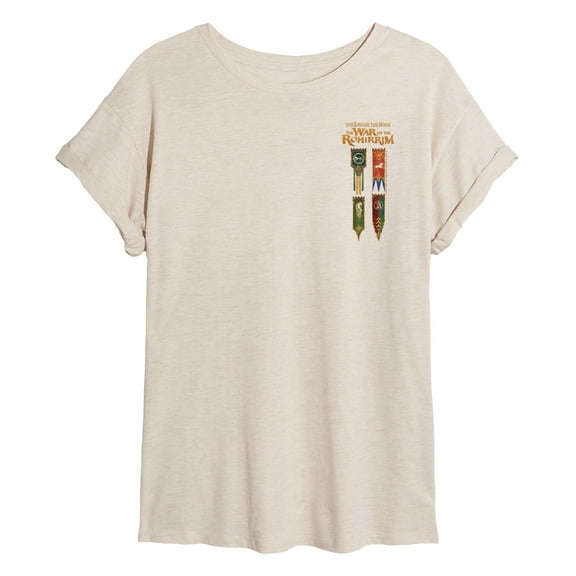 Lord of the Rings: War of the Rohirrim - Banners - Women's Oversized Graphic T-Shirt