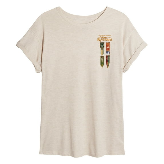 Lord of the Rings: War of the Rohirrim - Banners - Women's Oversized Graphic T-Shirt