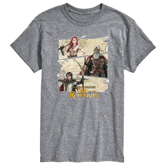 Lord of the Rings: War of the Rohirrim -  Group Panels - Men's Short Sleeve Graphic T-Shirt