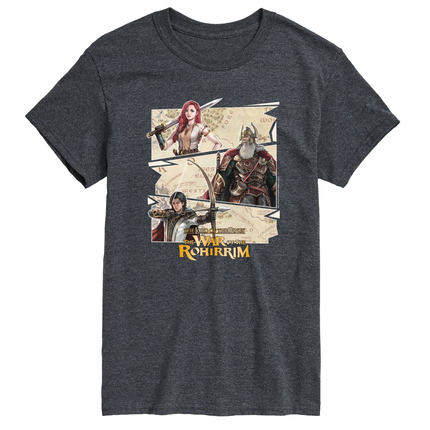 Lord of the Rings War of the Rohirrim Group Panels Men's Short