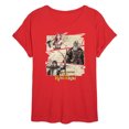 thumbnail image 1 of Lord of the Rings: War of the Rohirrim -  Group Panels - Women's Oversized Graphic T-Shirt, 1 of 3