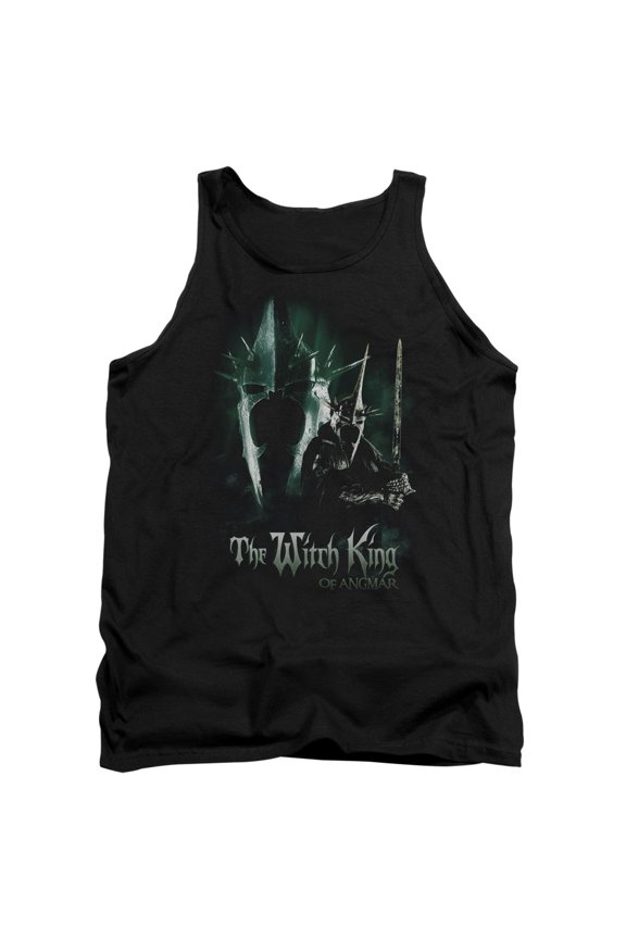 Lord of the Rings Witch King Adult Tank Top Black