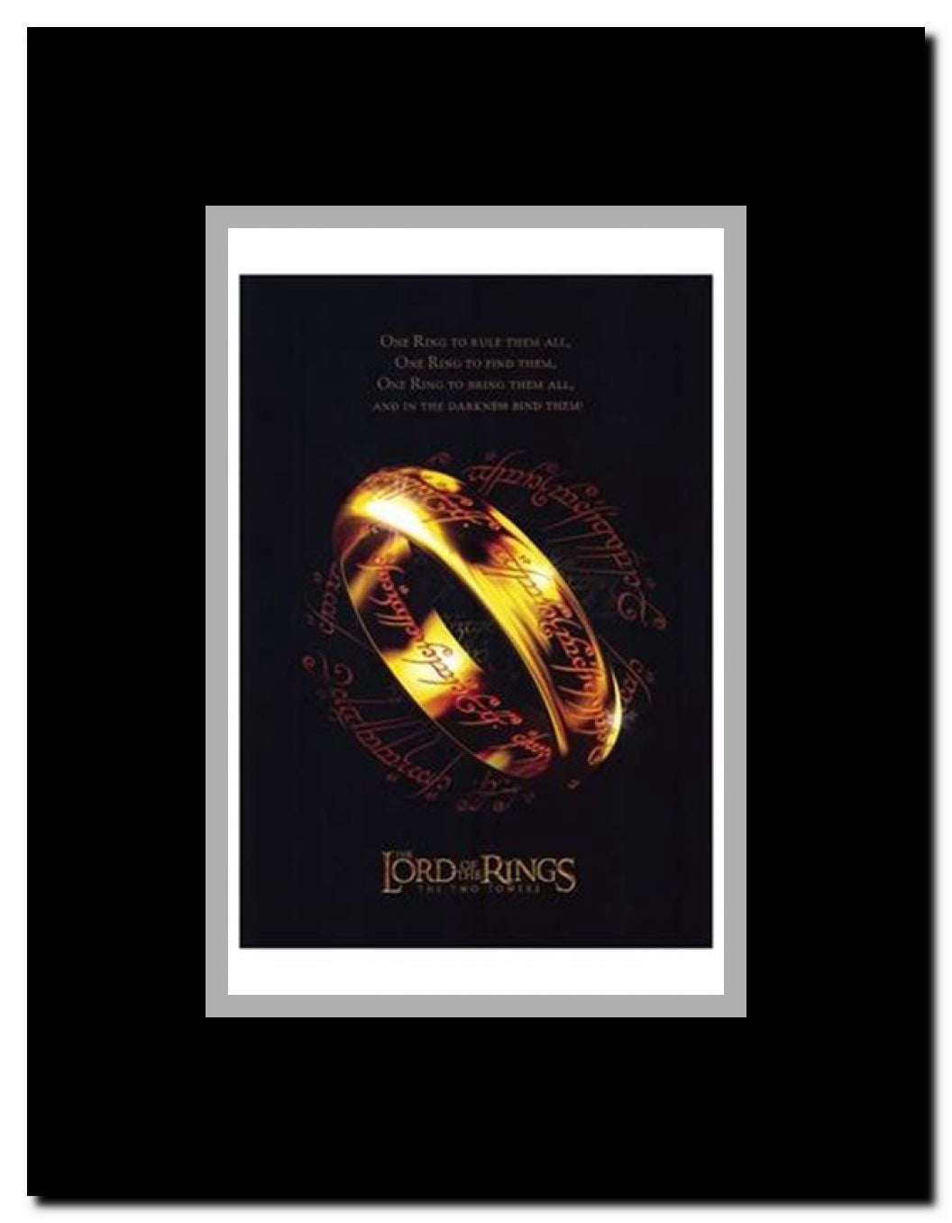 Lord of the Rings: the Two Towers Framed Movie Poster