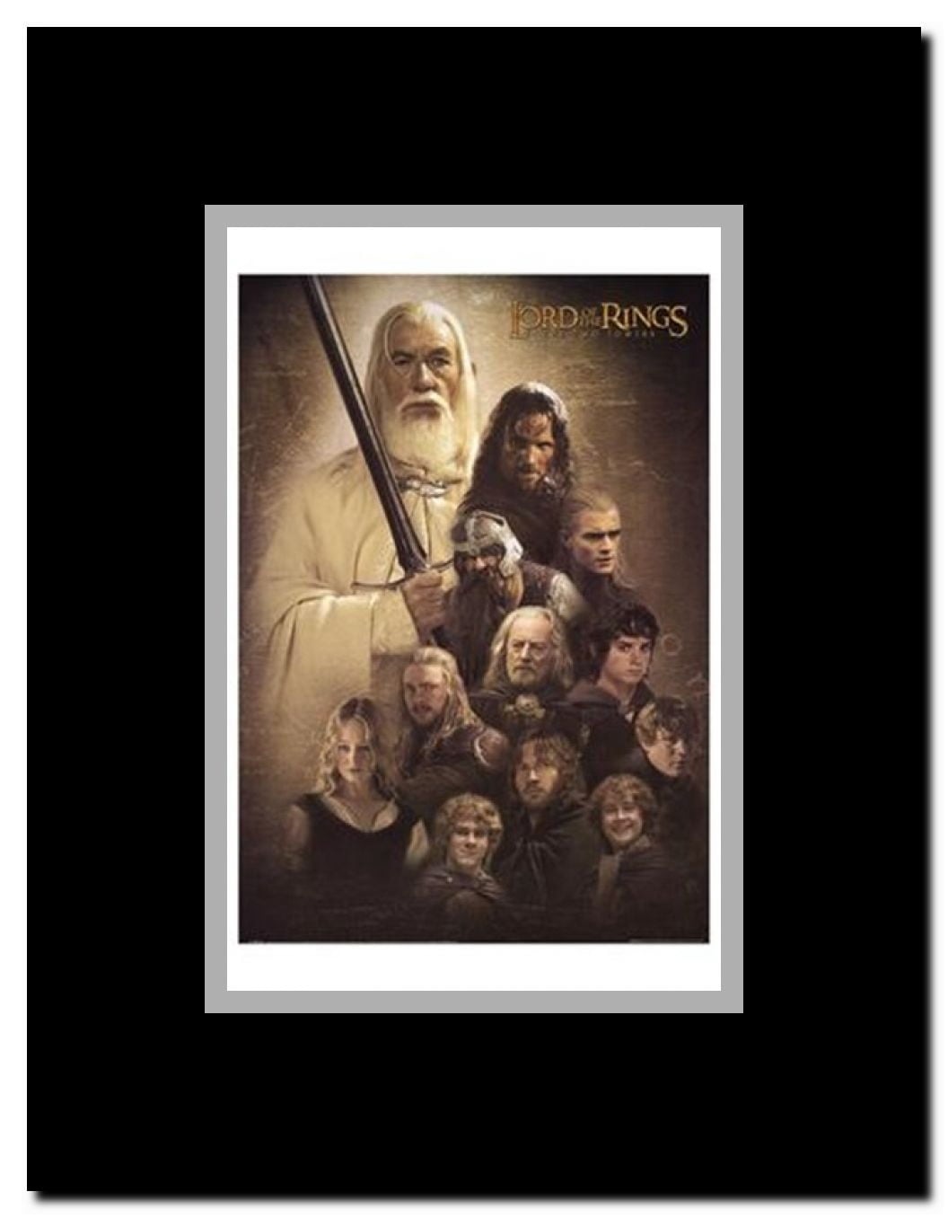 Lord of the Rings: the Two Towers Framed Movie Poster