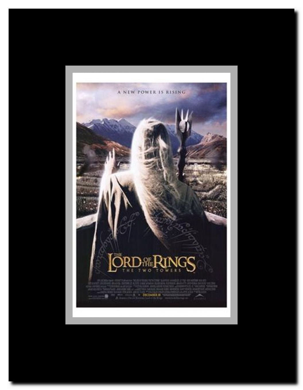 Lord of the Rings: the Two Towers Framed Movie Poster