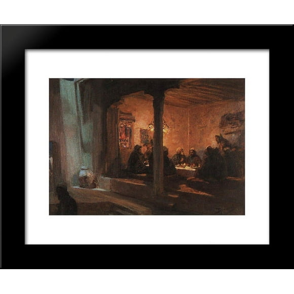 Lord's Supper 20x24 Framed Art Print by Polenov, Vasily