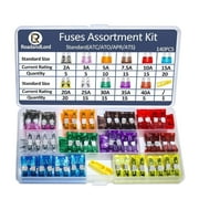LordandLand, 2A-40A Standard Blade Electrical Fuse 140 Piece
