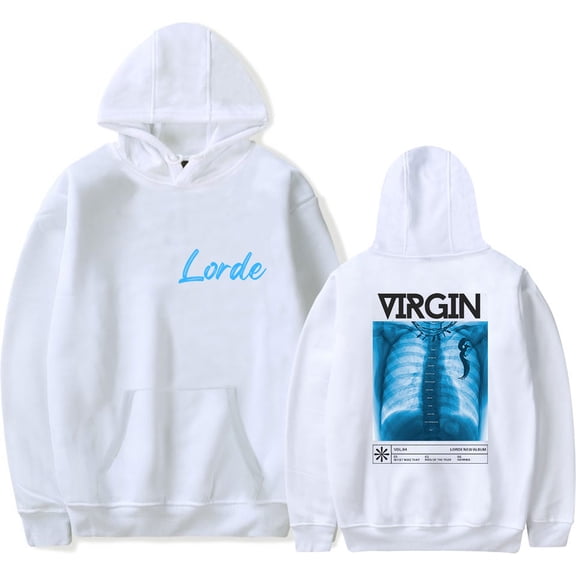 Lorde Album Virgin Merch Hoodie Unisex Hooded Sweatshirt Long Sleeve Tracksuit Pullover Coat