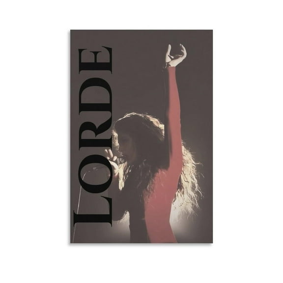 Lorde Art Poster,Canvas Wall Art,All Art Decoration Room, Fan Gift Decoration Painting Office Bedroom