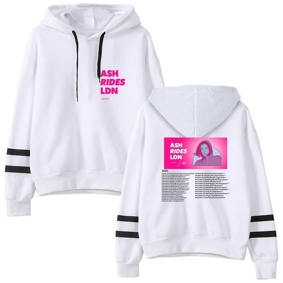 Lorde Hoodie Sportswear men's and women's double bar pocket free retro casual pullover