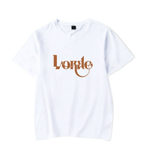 Lorde Merch Logo T-shirt Fashion Unisex Men Women Short Sleeve Casual Streetshirt Tee
