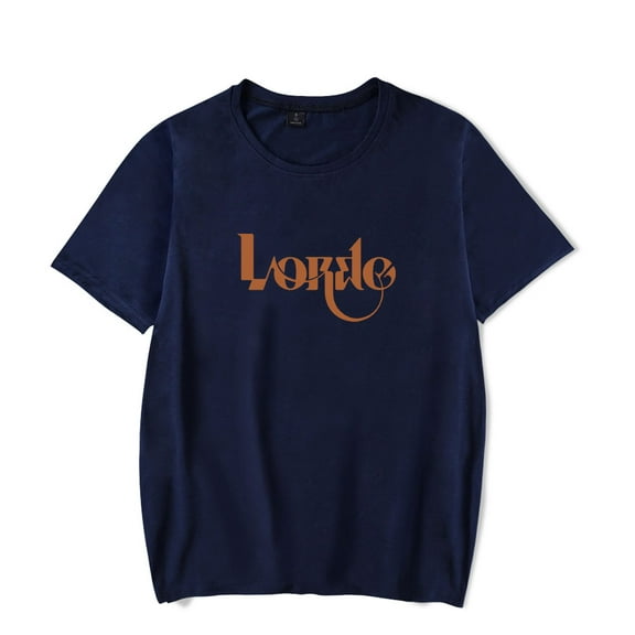 Lorde Merch Logo T-shirt Fashion Unisex Men Women Short Sleeve Casual Streetshirt Tee